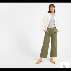 Everlane Wide Leg Crop Utility Pant